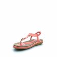 Kuidfar Women Flat Cushioned Slip-On Elastic Strap Sandals, Coral Pink - Size 10 Discount