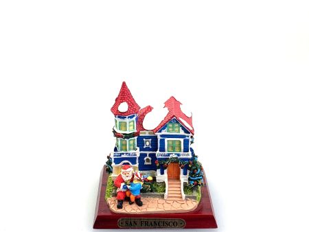 Vintage San Francisco California Santa Travel Souvenir Tabletop Christmas Decoration Hot on Sale