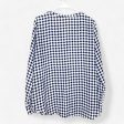 41 Hawthorn Women s White and Navy Blue Shirt Blouse - Size XL Supply