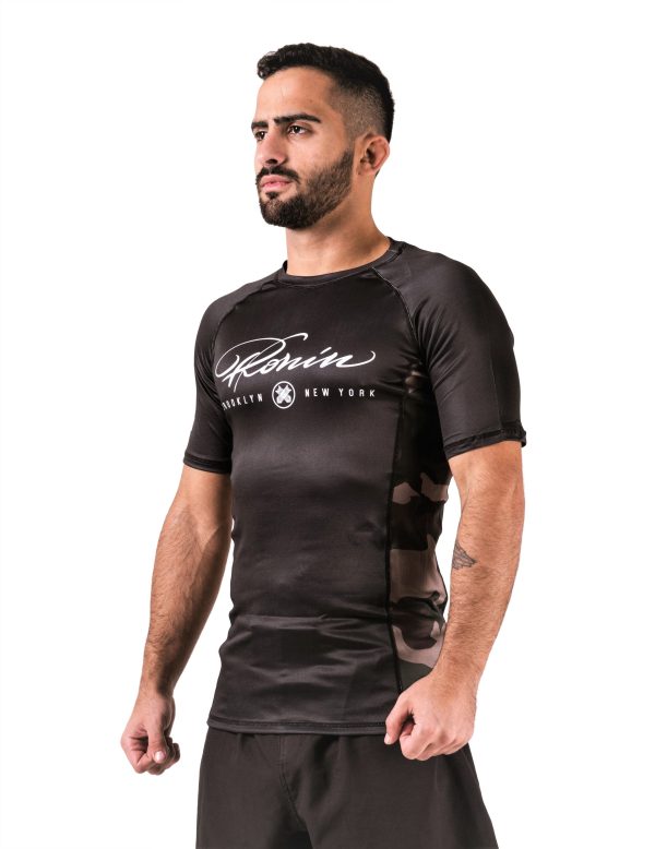 Signature Short Sleeve Rash Guard Compression Shirt on Sale