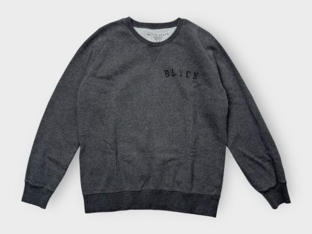 Black Scale Men s Gray Pullover Sweatshirt - Size M - Crew Neck Short Sleeve Online