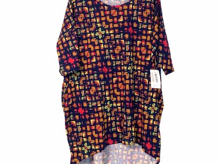 LulaRoe Womens Size 2XL Multicolor Irma Shirt Top Block Pattern For Sale