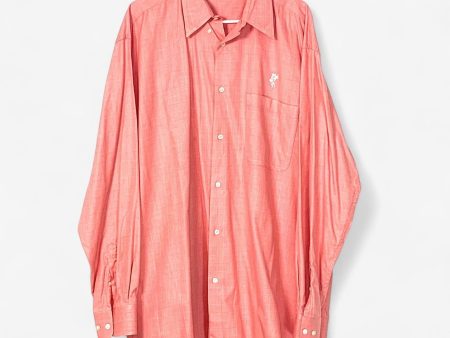 Ashworth Golf Men s Pink Check Dress Shirt - Button-Up Long Sleeve - Size XL - Pre-Owned Online Hot Sale