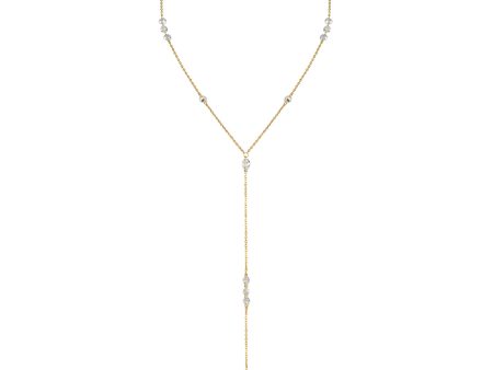 Amara Crystal Drops Lariat For Sale