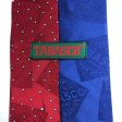 Fiery Tabasco Mens Red & Blue Silk Necktie 58  Very Good on Sale