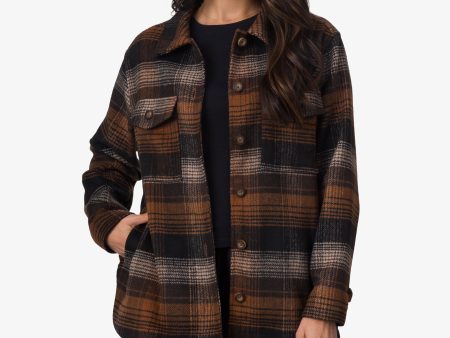 Trish Flannel Shacket For Cheap