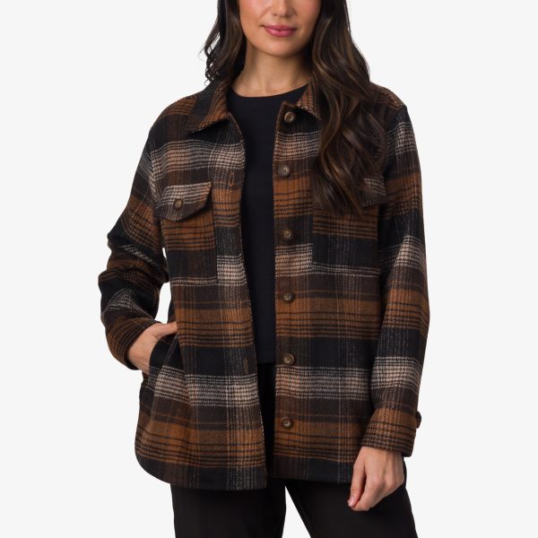 Trish Flannel Shacket For Cheap