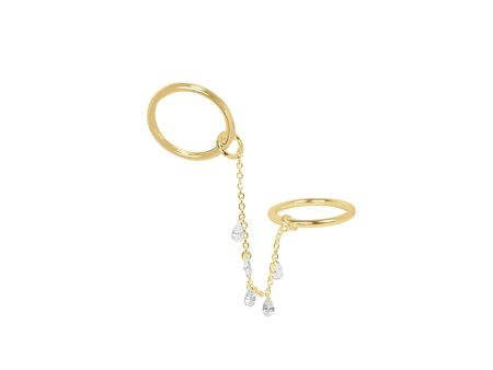 Amara Crystal Chain Rings Online Sale