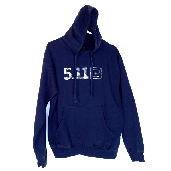 5.11 Tactical Series Men s Blue Hoodie Sweatshirt - Size M Online now