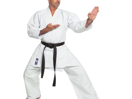 Ronin Brand Shiai Brushed Karate Gi -Blue Label - 11 oz. Online Hot Sale