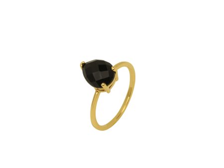 Black Onyx Ring Fashion