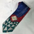 Fiery Tabasco Mens Red & Blue Silk Necktie 58  Very Good on Sale