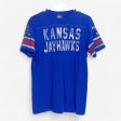 47 Brand Kansas Jayhawks Blue Short Sleeve T-Shirt - Size Small Online Hot Sale