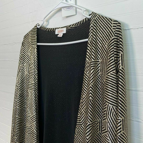 LuLaRoe Elegant | Chevron Sarah Long Duster Cardigan Sweater | Color: Gold | Size: XS | NWT Discount